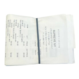 Supreme x MM6 Maison Margiela Receipt Wallet "White"シュプリーム x MM6メゾンマルジェラ レシート ウォレット "ホワイト"正規品 新古品【中古】