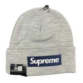 Supreme x New Era Box Logo Beanie "Heather Grey"シュプリーム x ニューエラ ボックスロゴビーニー "ヘザーグレー"2025FW 正規品 新古品【中古】