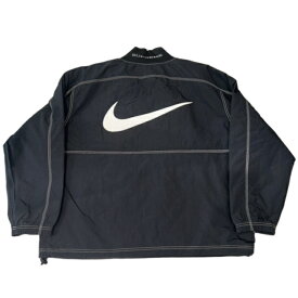 2024SS Supreme × NIKE / シュプリーム × ナイキRipstop Pullover / リップストップ プルオーバーBlack / ブラック 黒正規品 新古品【中古】