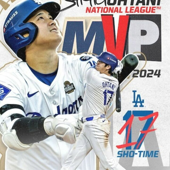 楽天市場】大谷翔平 MVP受賞記念品 ロサンゼルスドジャース 2024 