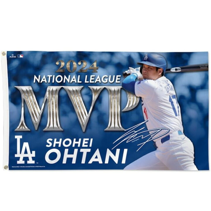 楽天市場】大谷翔平 MVP受賞 記念 片面デラックス フラッグ 限定
