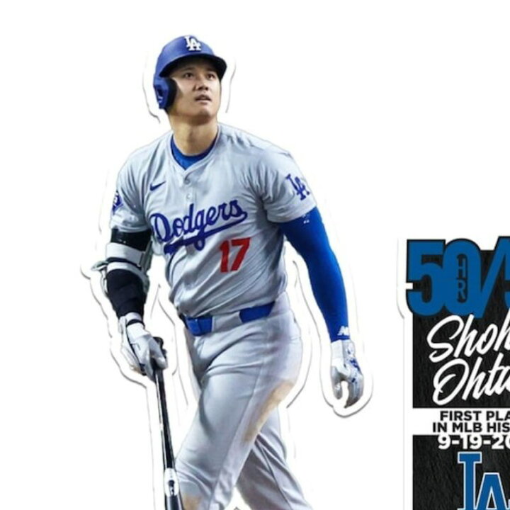 楽天市場】50-50記念 大谷翔平 限定版 プレイヤースタンディ 