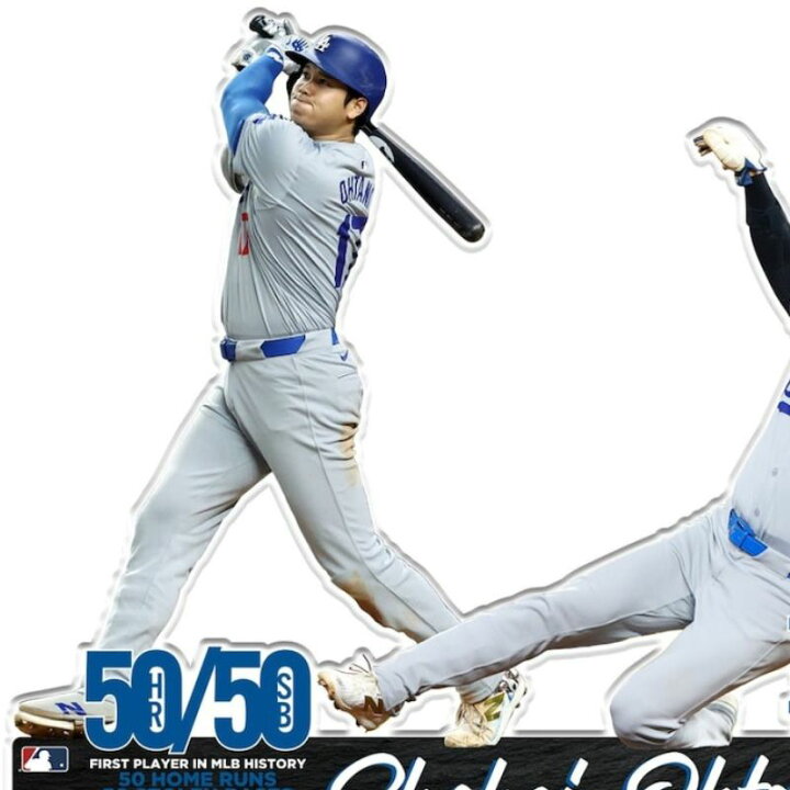 楽天市場】【ポイント2倍!15日】大谷翔平 アクリルプレート 50-50記念 