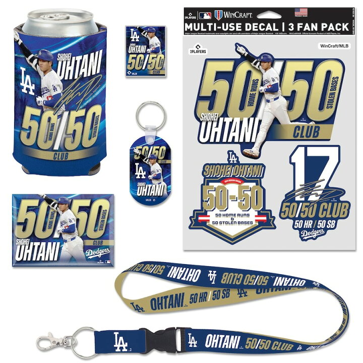 楽天市場】大谷翔平 記念グッズ詰め合わせ ファンパック 50本塁打 50 