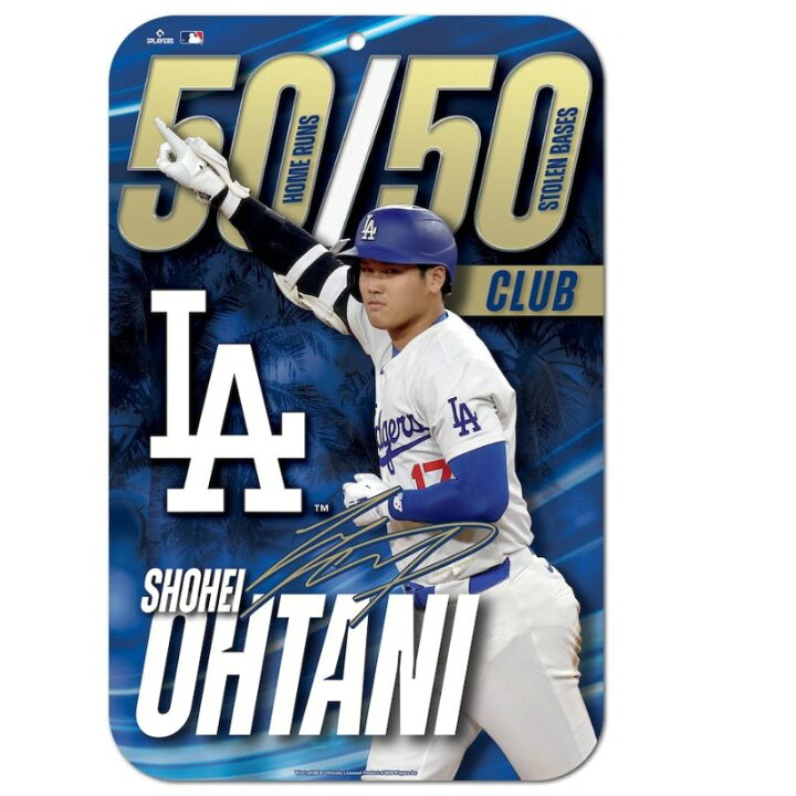 楽天市場】大谷翔平 スチレンサイン 50-50記念 屋内外対応 限定版 約 