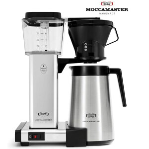 コーヒーメーカー Technivorm Moccamaster サーマルカラフ モカマスター コーヒー メーカー ブリューワー 10カップ シルバー 並行輸入品 送料無料