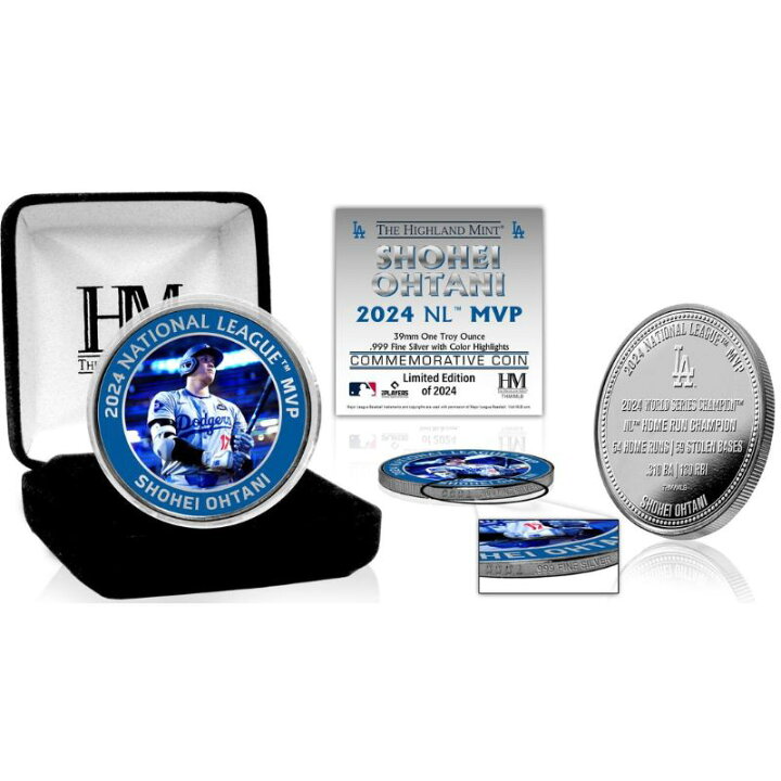 楽天市場】大谷翔平 MVP受賞 記念コイン 2024 ナショナルリーグMVP 1  