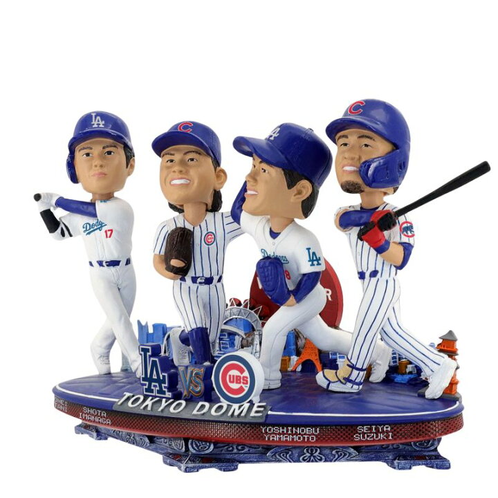 楽天市場】東京シリーズ 限定 記念 ミニ ボブルヘッド 大谷翔平 今永  