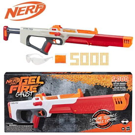 NERF ナーフ プロ ゲルファイア ゴースト ボルトアクションブラスター 5000発ゲル弾付き・取り外し可能バレル・100発ホッパー・保護ゴーグル付き【向け】ナーフガン NERFガン Nerf Pro Gelfire Ghost Bolt Action Blaster