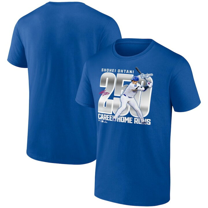楽天市場】大谷翔平 ロサンゼルス・ドジャース 記念Tシャツ 通算250 