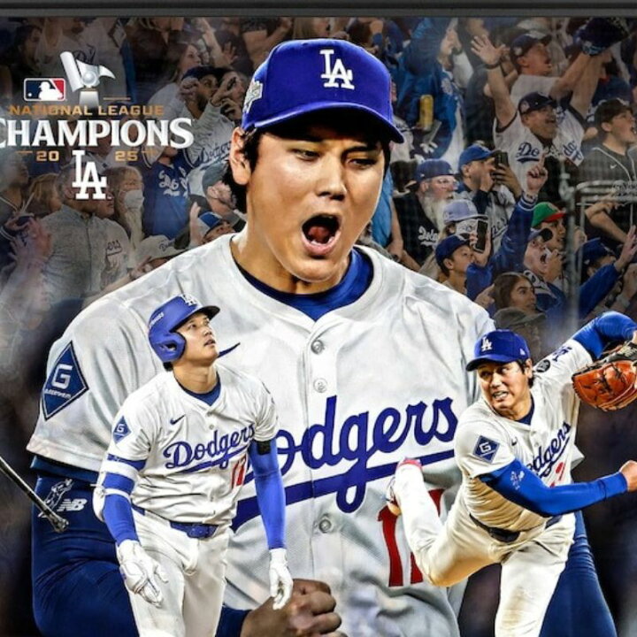 楽天市場】大谷翔平 2025 NLCS 第4戦 記念 公式フォトフレーム 33cm 