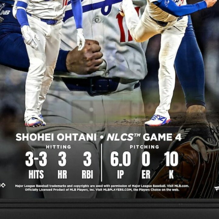 楽天市場】【クーポン配信中】大谷翔平 2025 NLCS 第4戦 記念 公式 