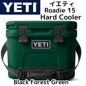 y300~N[|zMzYETI CGeB N[[{bNX [fB[15 n[hN[[ _uf[eB[ V_[Xgbvt YETI Roadie 15 Cooler  Black Forest Green ubNtHXgO