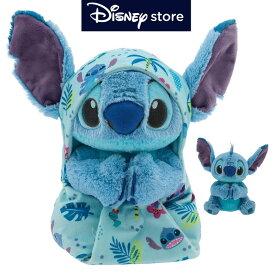 ディズニー公式 スティッチ 人形 ベビー ぬいぐるみ リロ＆スティッチ 赤ちゃん人形 ふわふわ おくるみ付き ベビーギフト・出産祝い Disney Store 正規品 Lilo & Stitch ディスに—ストア アメリカ輸入品