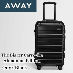 AWAY L[P[X AEFC X[cP[X The Bigger Carry-On A~jE GfBV @ݑΉ 40.9L y  360°LX^[ TSAbNt Aluminum Edition J[FiOnyx Blackj