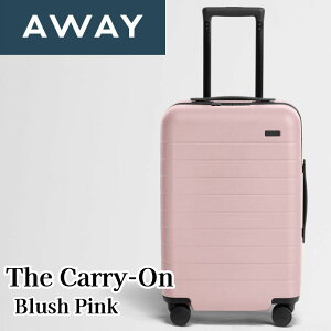 AWAY X[cP[X The Carry-On @ݑΉ 39.8L y |J[{l[g L[P[X TSAbNt 360°LX^[ Blush Pink 
