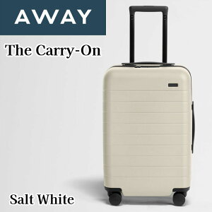 y300~N[|zMzAWAY X[cP[X The Carry-On L[I @ݑΉ 39.8L y |J[{l[g L[P[X TSAbNt 360°LX^[ Salt White \gzCg 