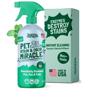 �y�N�[�|���z�M���z�y�b�gStain & Odor Miracle �y�f�N���[�i�[���ƔL�p�A�AFeces�AVomit�ADrool 32 FL OZ Enzyme Cleaner ��������