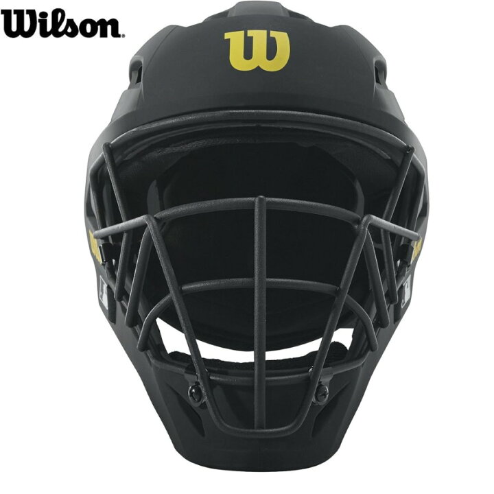 楽天市場】WILSON 審判用 ヘルメット チタンマスク 軽量 プロストック 
