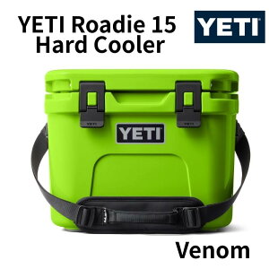 YETI �N�[���[�{�b�N�X ���[�f�B�[15 �n�[�h�N�[���[ �_�u���f���[�e�B�[ �V�����_�[�X�g���b�v�t Roadie 15 Hard Cooler �N�[���[�{�b�N�X �L�����v �X�|�[�c �A�E�g�h�A �ۗ� ��e�� �C�G�e�B �A