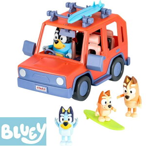 �u���[�C Bluey 4WD �t�@�~���[�J�[ �g�C�J�[�Z�b�g 4�̃t�B�M���A�t�� �T�[�t�{�[�h �X�e�b�J�[�t�� �u���[�C �r���S �o���f�B�b�g �`�� �� �������� �v���C�Z�b�g