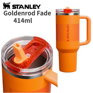 �y�ő�2026�~�N�[�|���z�M���z�X�^�����[ �E�H�[�^�[�{�g�� STANLEY Quencher ProTour �t���b�v�X�g���[�E�^���u���[ Goldenrod Fade�i�C�G���[�n�O���f�[�V�����j���S�R��h�~ �^��f�M 414ml �X�e����