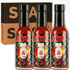 Da Bomb Evolution ���h�\�[�X 3�{�Z�b�g �_�E�{�� �G�{�����[�V���� �e5oz(148ml) �����h �z�b�g�\�[�X �V�R���ޗ��g�p �A�����J�� ���h�}�j�A���� Hot Ones ��9�\�[�X�@�h���\�[�X �h�� �܂Ƃߔ��� �s