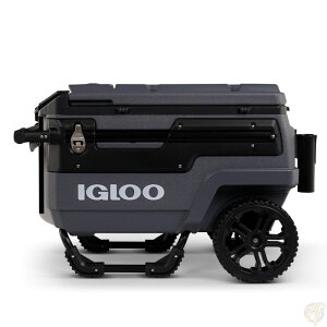 Igloo (�C�O���[) Trailmate Journey 70Qt �N�[���[�{�b�N�X Carbonite (�J�[�{�i�C�g) 66L ��^ ��a�z�C�[�� �L�����[�n���h���t �ۗ�o�b�O