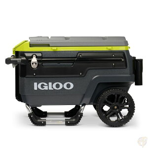 Igloo (�C�O���[) Trailmate Journey 70Qt �N�[���[�{�b�N�X Jet Carbon (�W�F�b�g�J�[�{��) 66L ��^ ��a�z�C�[�� �L�����[�n���h���t �����\�f�M