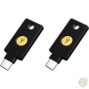 YubiKey 5C NFC �Z�L�����e�B�L�[ 2�Z�b�g ���r�R Yubico ���r�L�[ �u���b�N USB-C NFC�ڑ� ���v�f�F�� MFA �p�X�L�[ FIDO�F�� �ϐ� �ψ� �Z�L�����e�B ���O�C�� �t�B�b�V���O�U�� ��� �܂Ƃߔ���