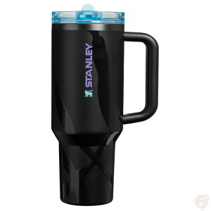 STANLEY �X�^�����[ Caitlin Clark �P�C�g���� �N���[�N �N�G���`���[ �v���c�A�[ 40oz 1.18L �u���b�N�g�b�v Blacktop �R���{ ���� �^���u���[ �t���b�v�X�g���[ �n���h���t�� �ۗ�