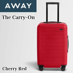 yN[|zMzAWAY X[cP[X The Carry-On L[I @ݑΉ 39.8L y |J[{l[g L[P[X TSAbNt 360°LX^[ Cherry Red `F[bh 
