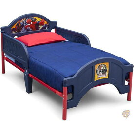 デルタチルドレン スパイダーマン ベッド Delta Children Plastic Toddler Bed, Marvel Spider-Man by [並行輸入品] 送料無料