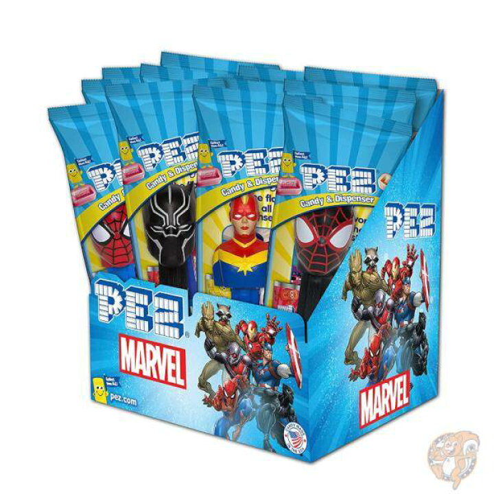 楽天市場】PEZ ペッツ キャンディ Marvel マーベル アソート 個包装 