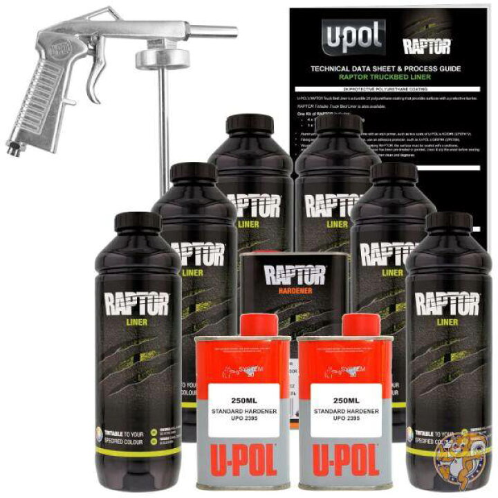 楽天市場】U-POL Raptor Tintable ウレタン スプレー トラックベッド 