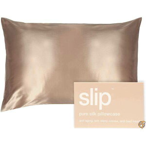y281000~N[|!撅20lzJo[ r[P[X slip for beauty sleep Slipsilk Caramel Pure Silk Pillowcase 