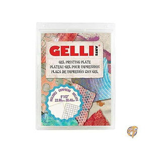 Gelli Arts 9x12�C���` �W�F���v�����g�v���[�g ��������