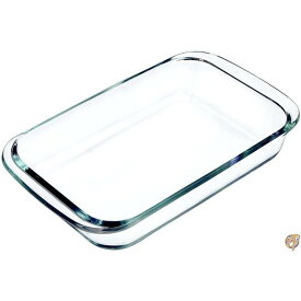 クリアガラスベーキング皿 オーブン用 長方形キャセロール皿 ベーキングパン ガラス ベーキング用品 1個 (3クォート) 送料無料