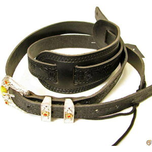 y|Cg2{_tf[zyKiz Gretsch Ob` M^[Xgbv Tooled Strap/Black ubN U[ 