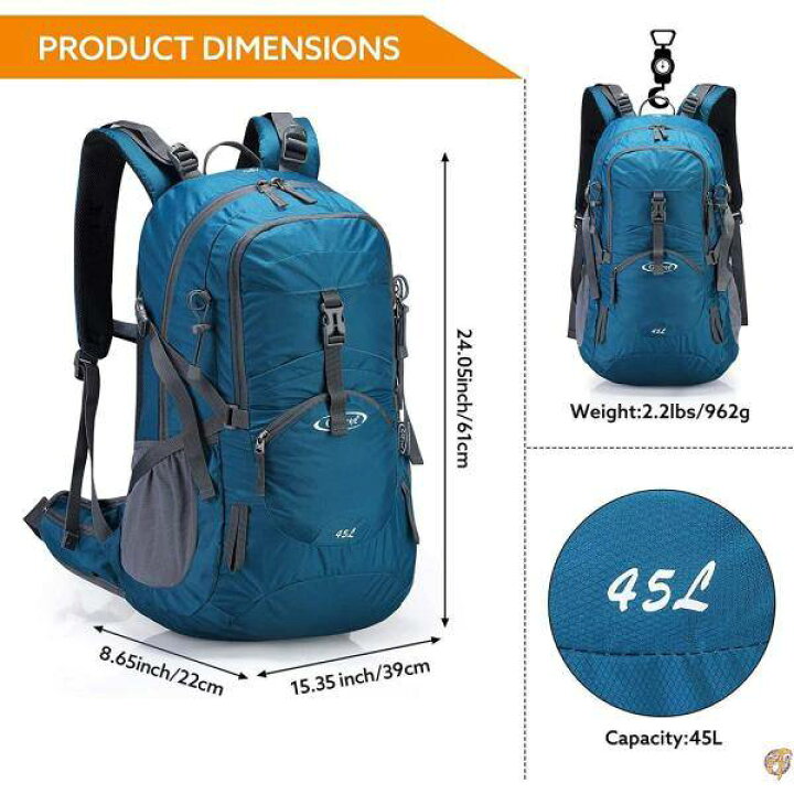 楽天市場】【4/25限定!555円クーポン】G4Free 登山リュック 45l 多機能 