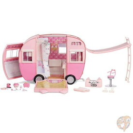 ナナナサプライズ キティーキャット ピンクのキャンピングカー キャンパー プレイセット ファッションドール おもちゃ 猫 車 送料無料