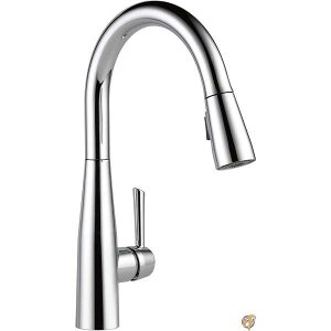 Delta Faucet 9113-DST Essa Single Handle Pull-Down Kitchen with