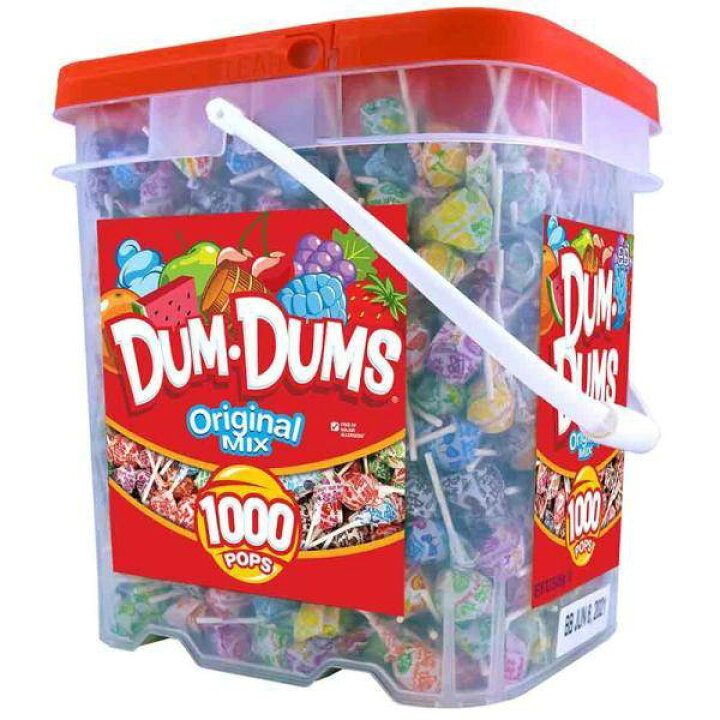 楽天市場】ダムダム Dum Dums ロリポップ Original Pops 1000個入り 個 