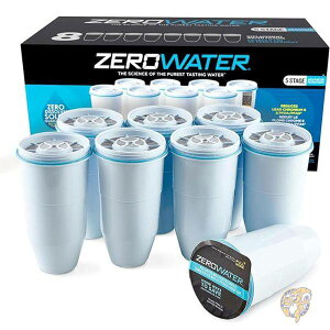 �����t�B���^�[ �E�H�[�^�[ �s�b�`���[�p 5�i�K�t�B���^�[ 8�Z�b�g �z���C�g ZR-008 ZeroWater �[���E�H�[�^�[