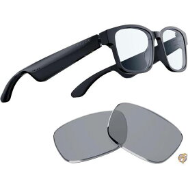 [レイザー] Razer Anzu Smart Glasses Rectangle Frame スマートグラス Size SM Bundle with Blue Light Filter and Polarized Lenses [並行輸入品]