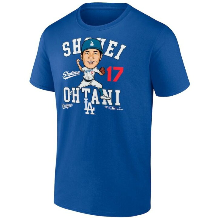 楽天市場】大谷翔平 Tシャツ イラスト風 アニメ風 ロイヤルブルー 男性 