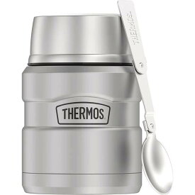 Thermos サーモス フードジャー ステンレスランチボックス ステンレス弁当箱 保温性抜群 おしゃれ シルバー 0.45L 送料無料