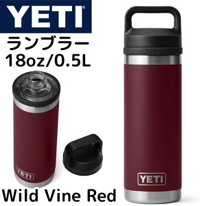 yő2000~N[|25`zCGeB  YETI Rambler 18oz 530ml u[ XeX EH[^[{g ۗ@Wild Vine Red ChE@CEbh