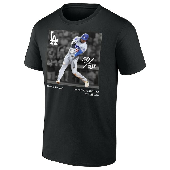 楽天市場】大谷翔平 50-50記念 Tシャツ ホームラン 盗塁 達成記念 