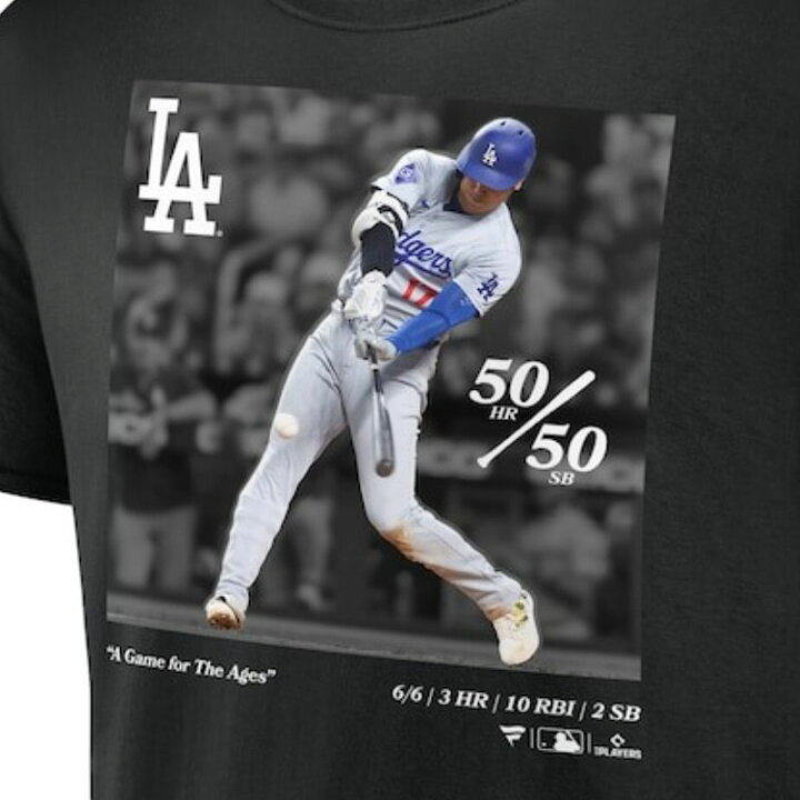 楽天市場】大谷翔平 50-50記念 Tシャツ ホームラン 盗塁 達成記念  
